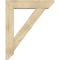 Ekena Millwork Traditional Slat Rough Sawn Bracket w/ Offset Brace, Douglas Fir, 8"W x 36"D x 44"H BKT0806X36X44TRA06RDF - alternate 4